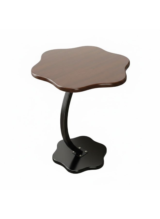 Coffee Table Wood Rustic Nightstand Bedside Table Sofa Table Coffee Snack Table Drink Table for Living Room - Image 1